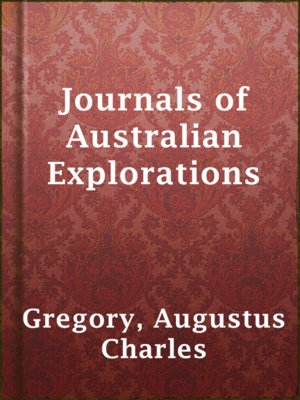 cover image of Journals of Australian Explorations